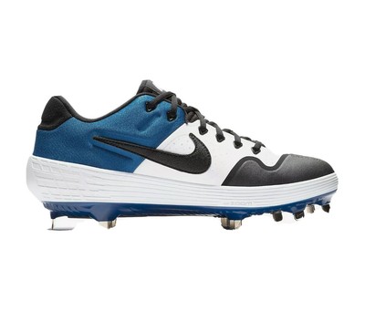 nike huarache baseball cleats blue and white