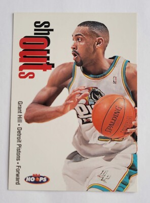 GRANT HILL - 1998-99 Hoops Shout Outs #10SO  **MINT**  FREE SHIP & RETURN!