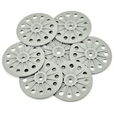 60mm Reinforced 30% Glass Fibre Washers for Fixing Rigid Insulation Boards, Grey