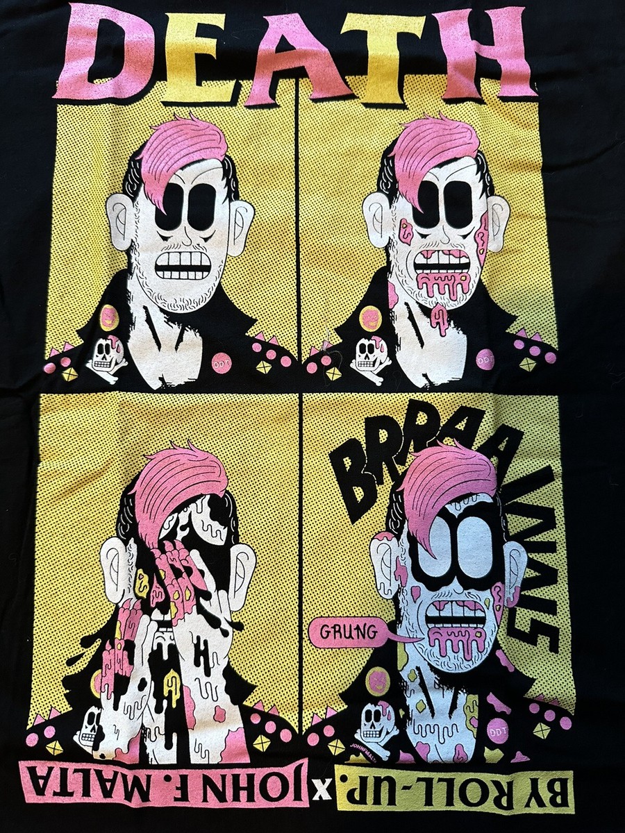 Chris Brookes DDT Death By Roll-Up x John F Malta T-Shirt Baka