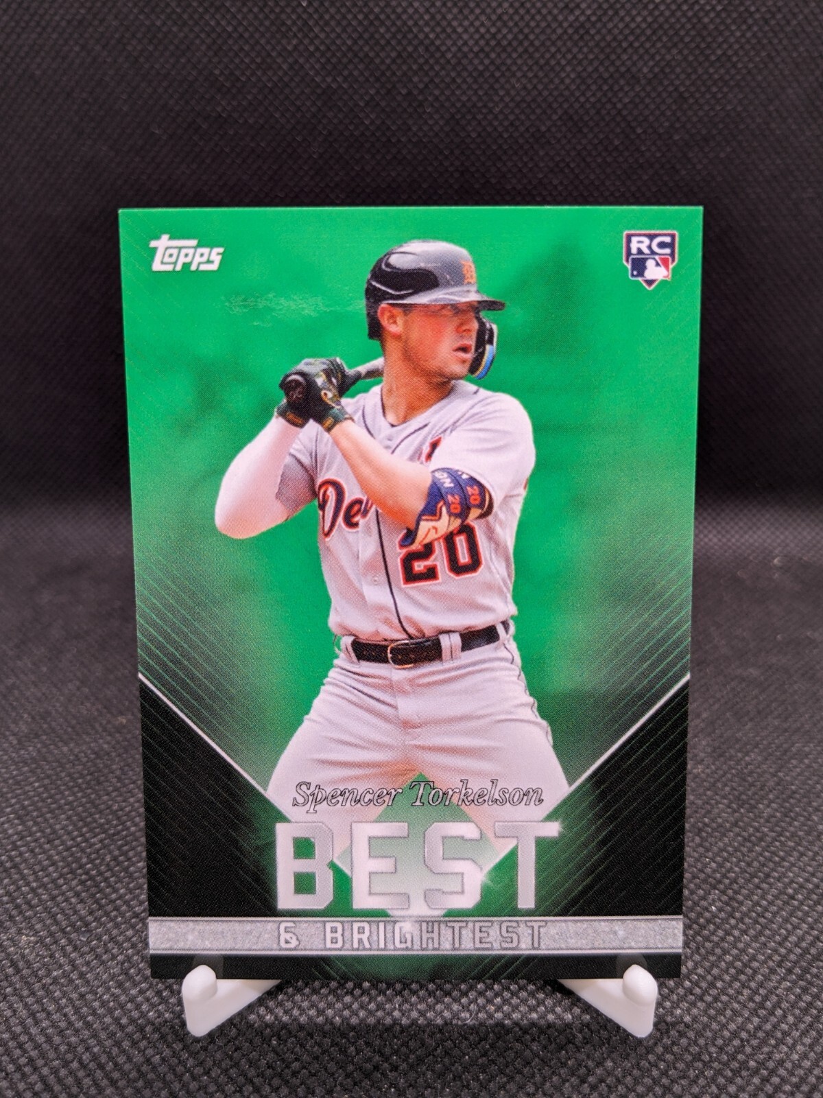 Spencer Torkelson 2022 Topps x Wander Franco Best and Brightest Green /99 #19