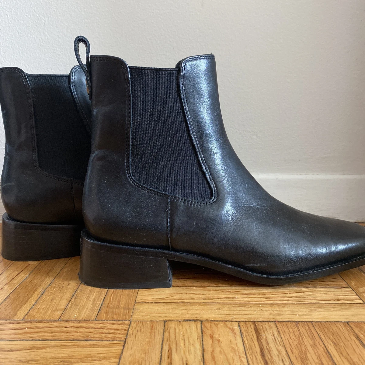 Sam Edelman Womens Thelma Black Chelsea Boots Size 6.5 4662815