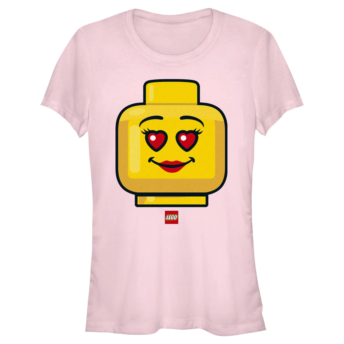 Junior s LEGO Heart Eyes Face T Shirt eBay