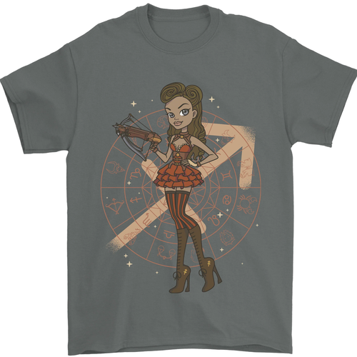 Sagittarius Steampunk Damen Zodiac Herren 100% Baumwolle - Picture 81 of 103