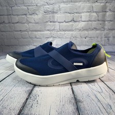 OOFOS OOMG Low Mesh Slip On Shoes Lightweight Recovery Navy Blue Mens Size 11