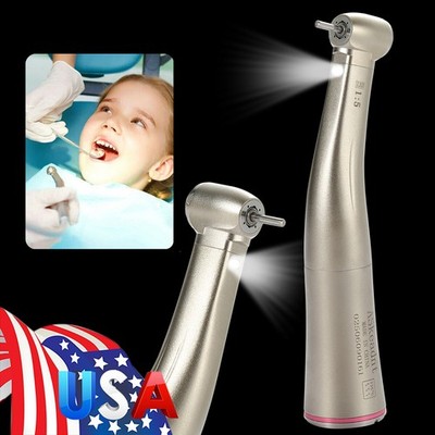 Dental Contra Angle Handpiece 1:5 Fiber Optic Increasing Inner 4 Spray ASK OR