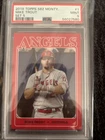 2019 Topps 582 Montgomery SET #5 MIKE TROUT #1 PSA MINT 9