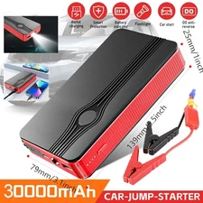 Car Jump Starter 30000mAh Booster Jumper Box Power Bank Battery Charger US