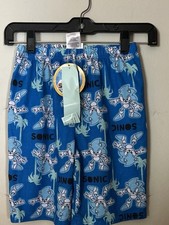 2 Pair Youth Small 6/7 Sonic The Hedgehog Pajama Shorts