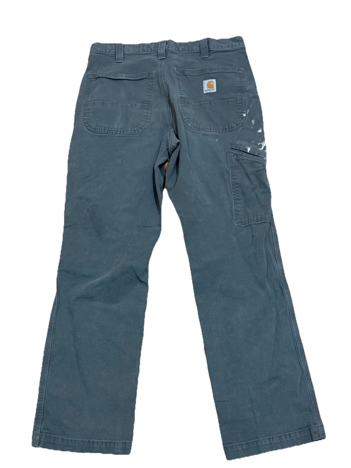 Carhartt Relaxed Fit Work Pants Gray 102291-039 Cell Phone Pocket Men’s 32x30 thumbnail 2