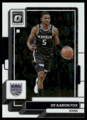 2022-23 Donruss Optic #130 De'Aaron Fox