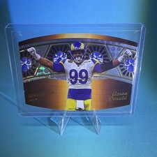 2025 Revolution Ring Bearers Die Cut #2 Aaron Donald fractal parallel Rams SP