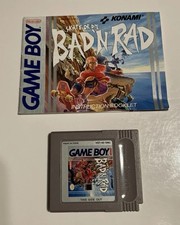 Skate Or Die Bad’ N Rad Nintendo Game Boy Game With Instruction Manual 1990