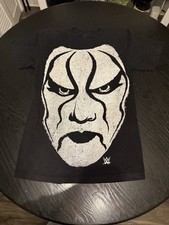 Wwe Sting t Shirt  Size Small Black, Short Sleeve Rare