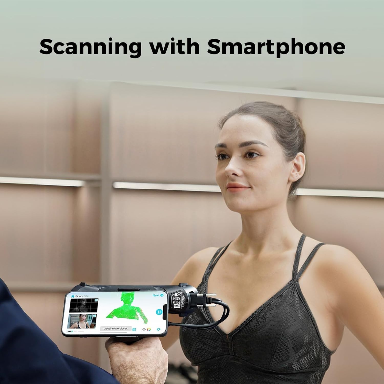 Wireless 3D Scanner Accessory for iPhone Android Mirror Screen Kit