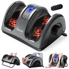 TISSCARE SHIATSU FOOT MASSAGER WITH HEAT - GRAY - Scratch  Dent