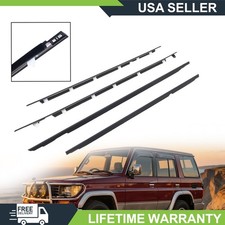 4pcs Outer Door Weatherstrip Kit Fits 1991-97 Toyota Land Cruiser New 7571060021 4pcs Outer Door Weatherstrip Kit Fits 1991-97 Toyota Land Cruiser New 7571060021