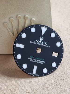 Rolex 116710LN GMT Master II schwarzes Zifferblatt grüne Schrift in sehr gutem Zustand