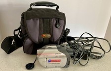 Sony Handycam DCR-DVD105 Camcorder Camera w/ Case and Charger - No Battery