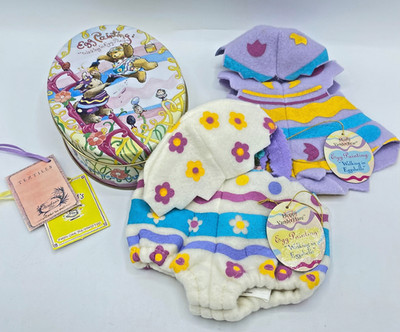 Muffy And Hoppy Vanderbear Egg Painting ''Walking on Eggshells'' Easter Egg Decora