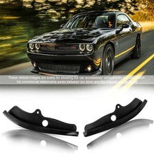 Black Front Bumper Guard Lip Splitter Protector For Dodge Challenger Rt Gt Srt