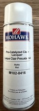 Mohawk M102-0416 Pre-catalyzed Clear Lacquer Matte 13oz Spray Wood Finish New