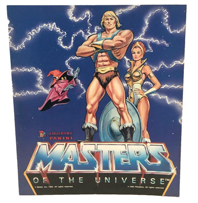 Vintage Mattel Masters of the Universe Figurine Panini Sticker Album - Unused
