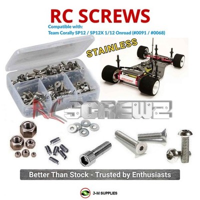 RCScrewZ Stainless Screw Kit cor001 for Corally SP12/SP12X 1/12 #0091/0068 | KIT