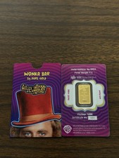 Willy Wonka Bar 5 Gram Gold Bar - PAMP Suisse - Low Mintage Of 4000!!