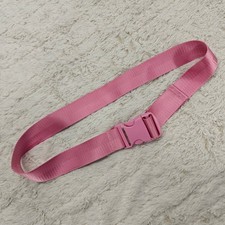 BlackMilk Pink Nylon Buckle Belt Adjustable Pastel Goth Punk Womens Size 10