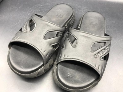 Givenchy Marshmallow Black Slides Hausschuhe Sandalen EU 41 Authentic Used