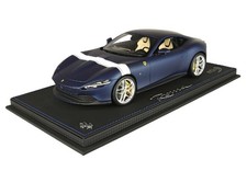 BBR 1 18 Ferrari Roma Matt Blu Abu Dhabi Ferrari Roma P18185NN Miniature