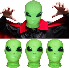 Syhood 3 Pcs Halloween Alien Mask Spandex Cosplay Costume Alien... 