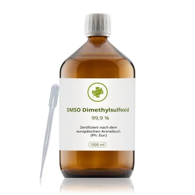 VITALUNDFITMIT100 GMBH, SIEMENSSTR. 10, 41363 JÜCHEN DMSO (Dimetylsulfoxid) - 1000 ml - 99,99% Ph. Eur. - Wir bieten richtiges DMSO a