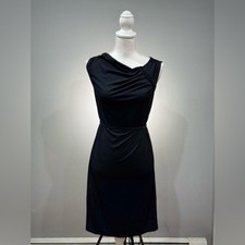 CLEARANCE! Merona Asymmetrical Shoulder Tie Waist LBD Size XS EUC