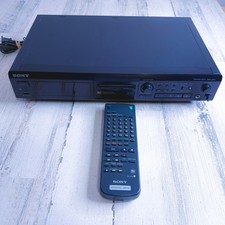 SONY MDS-JE510 Minidisc Deck Recorder MD Player Recording and Original Remote