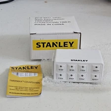 Stanley 3-prong Grounded Digital Countdown Timer w/Repeat function