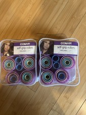 2 sets vintage Conair Self-Grip Rollers Assorted Colors, 31 Countx2 NEW in cases