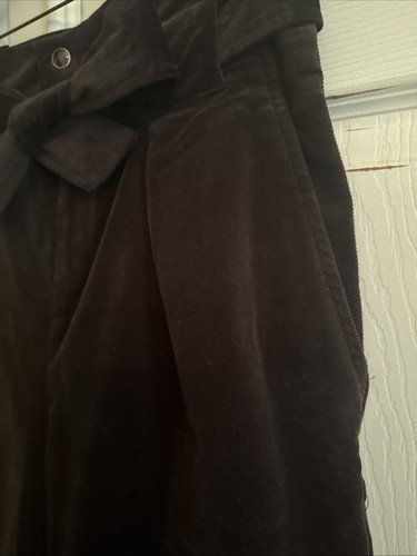 Anthropologie Scotch And Soda Black High rise Corduroy Sz M - Picture 3 of 6