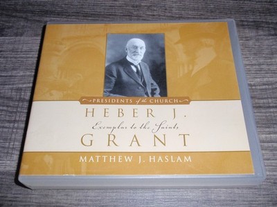 Heber J. Grant by Matthew J. Haslam CD 5-disc Audiobook 2003 Covenant Audio LDS