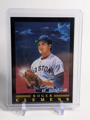 1991 Fleer Roger Clemens Pro Vision Boston Red Sox -FREE SHIPPING
