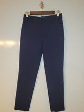 Liverpool Los Angeles Pants Womens 0/25 Cadet Blue Pockets Flat Front Slim Leg