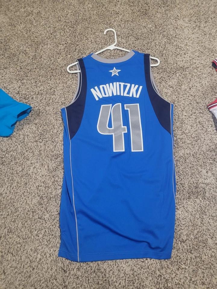 Dirk Nowitzki Dallas Mavericks Basketball Jersey Adidas Swingman S Small NBA - Image 2 of 4