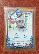 2024 Bowman Sterling Joendry Vargas Gold Prospect Auto Refactor /50 #PA-JV