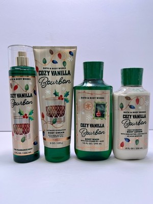 Bath & Body Works COZY VANILLA BOURBON  You Choose one Mist /Lotion/ Wash /Cream