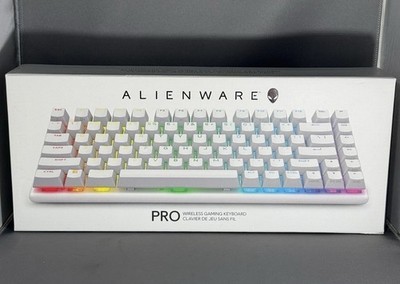 Alienware Pro Wireless Gaming Keyboard Bluetooth Lunar Light  X3V4D New