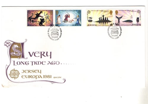 1981 JERSEY - EUROPA : FOLKLORE FDC FROM COLLECTION K47