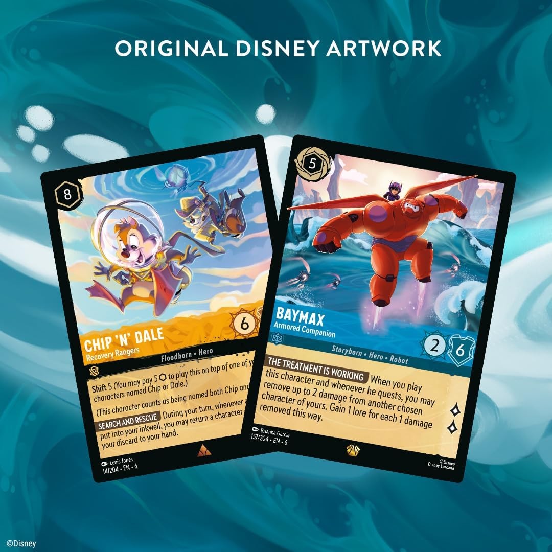 Disney Lorcana TCG: Azurite Sea Booster Box - 24 Packs [Set 6] | eBay