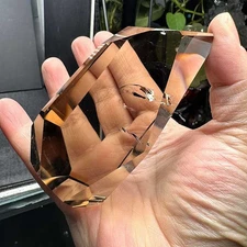 301g Natural Smoky Quartz Carved Freeform Crystal Reiki Healing Decor