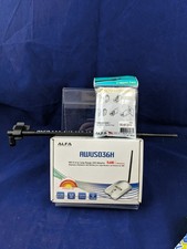 Alfa AWUS036H Long Range USB WiFi Adapter RTL8187L Tested Box  9dBi ARS-N19 ant
